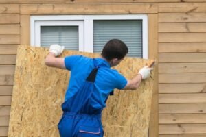 Door Boarding Up