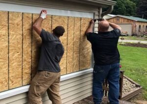 Door Boarding Up