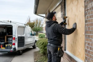 Door Boarding Up