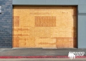 Shopfront Boarding Up