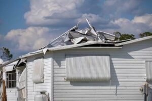 Storm Damage Boarding Up 